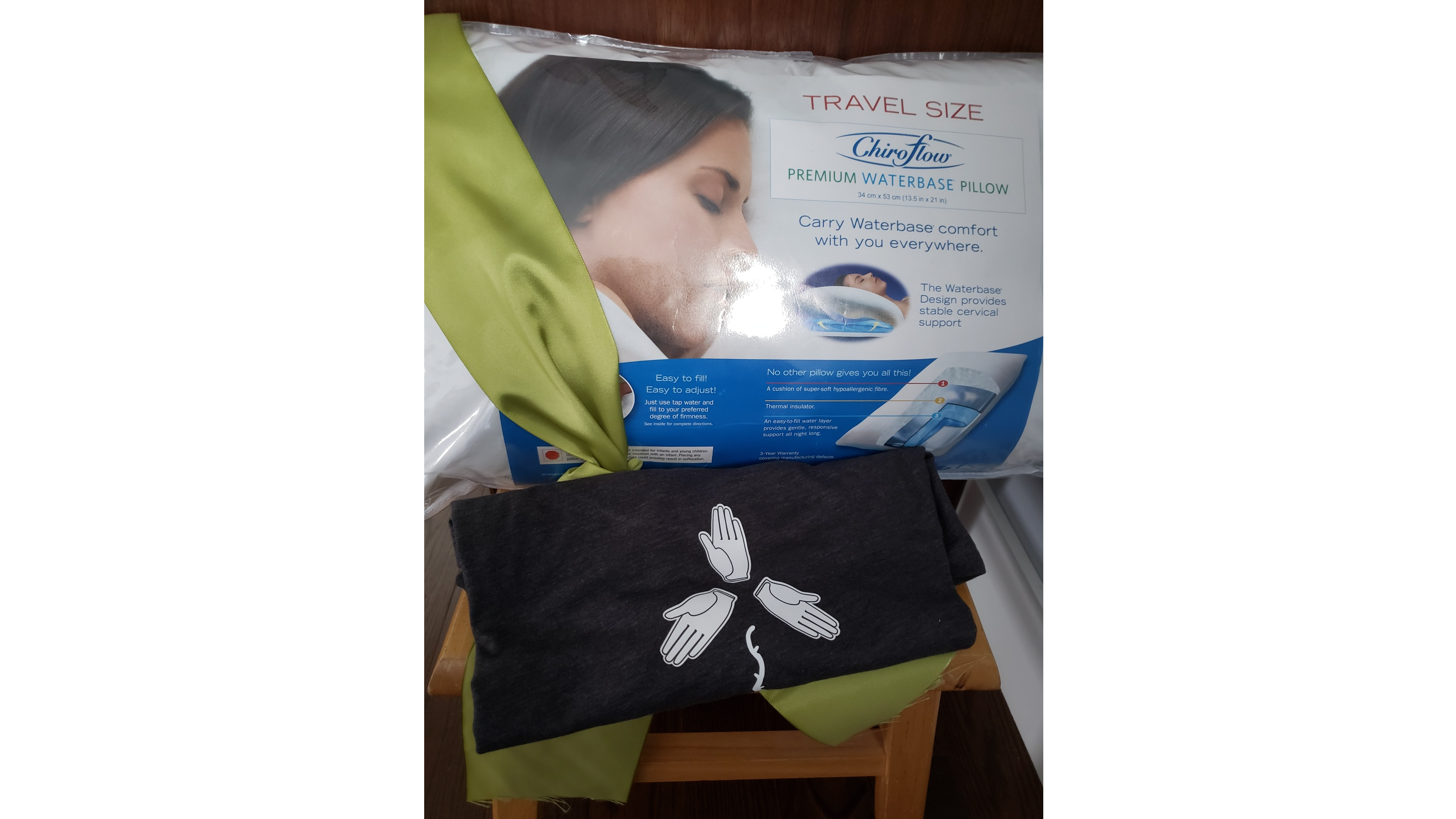 ChiroFlow Premium Waterbase Pillow (Optional Fill)