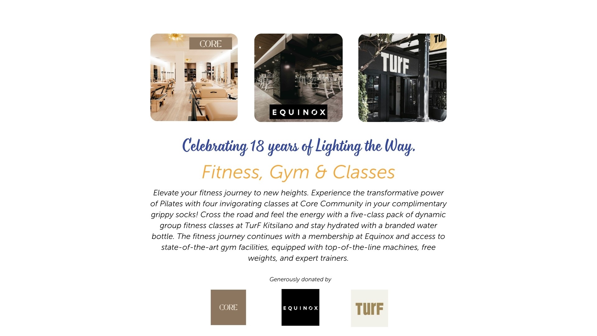 Fitness, Gym & Classes