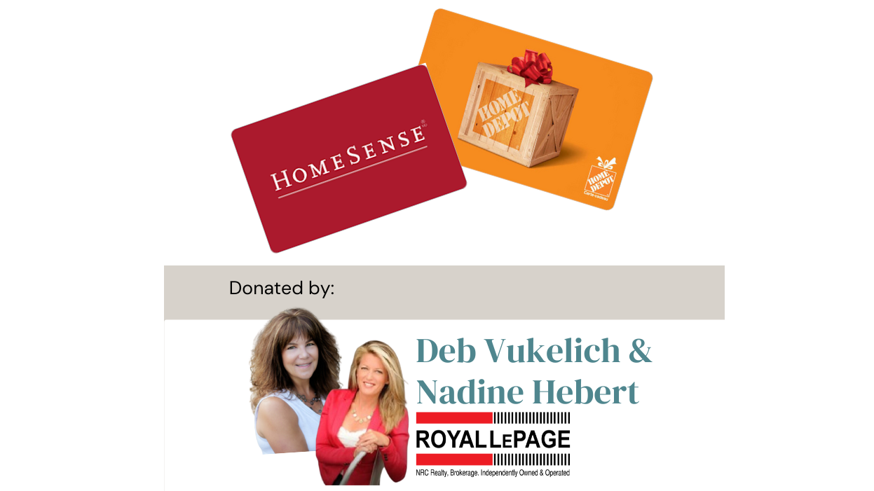 Royal LePage Daily Draw - $250 HomeSense Gift Card and $250 Home Depot Gift Card