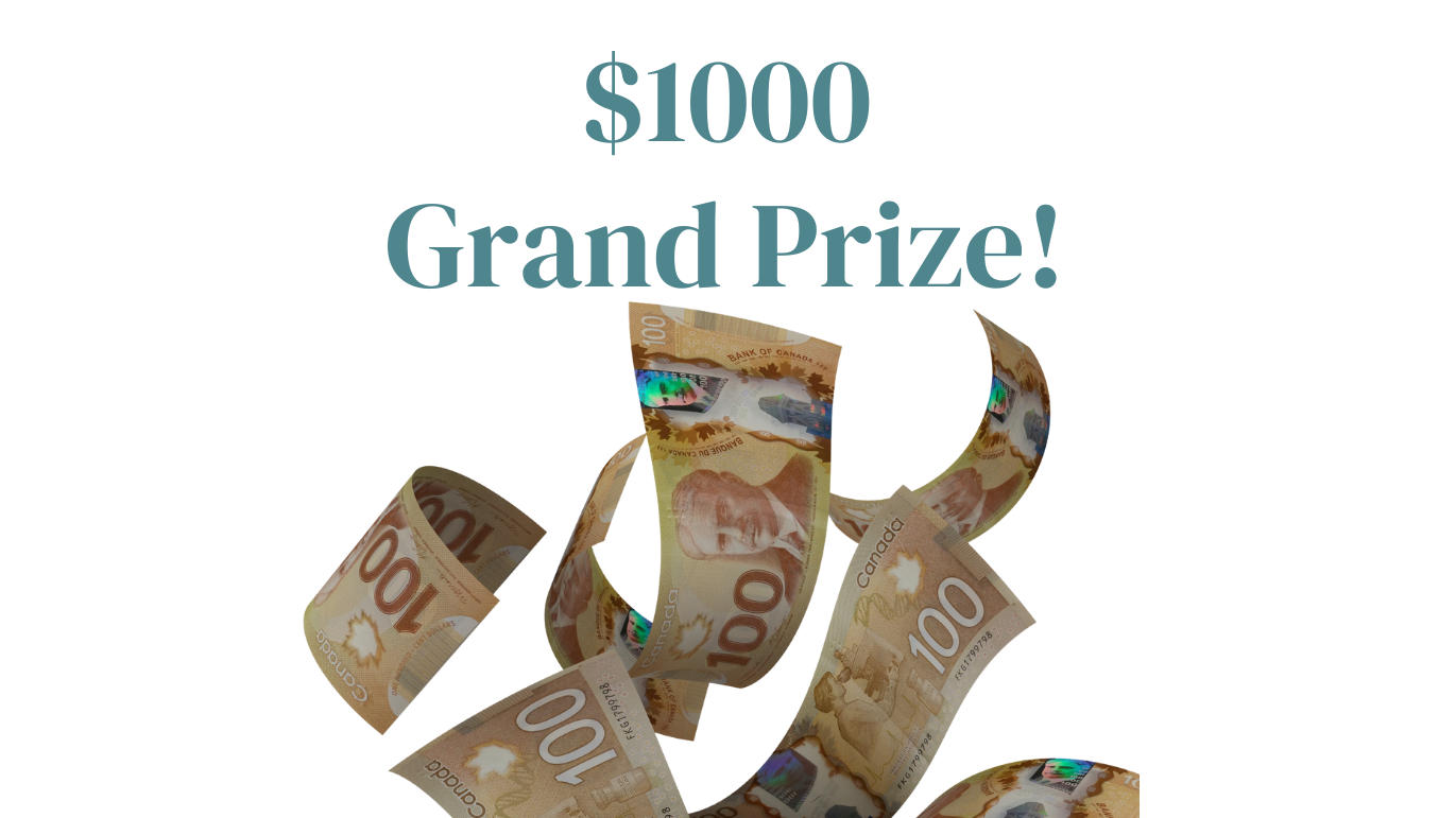 $1000 Cash Grand Prize